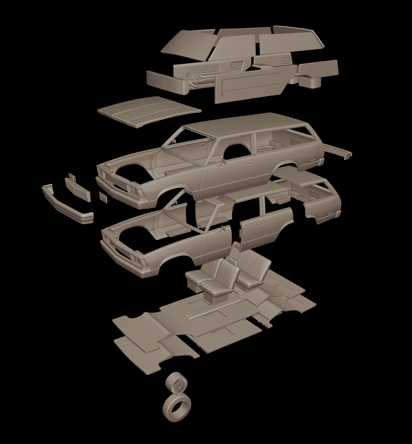 chevrolet malibu classic 1980 two doors wagon