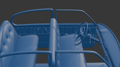 DODGE CORONET 1954 FOUR DOORS 3D PRINT MODEL