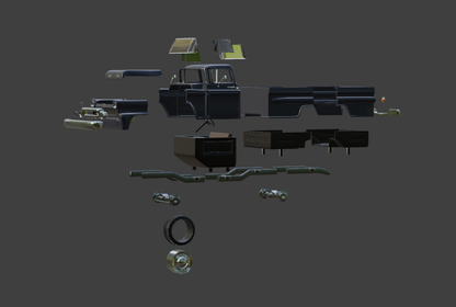 STL FILE GMC F100 1959 TRUCK 3D MODEL - ARTISTIT