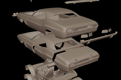 Challenger 440 1973 3D PRINT MODEL