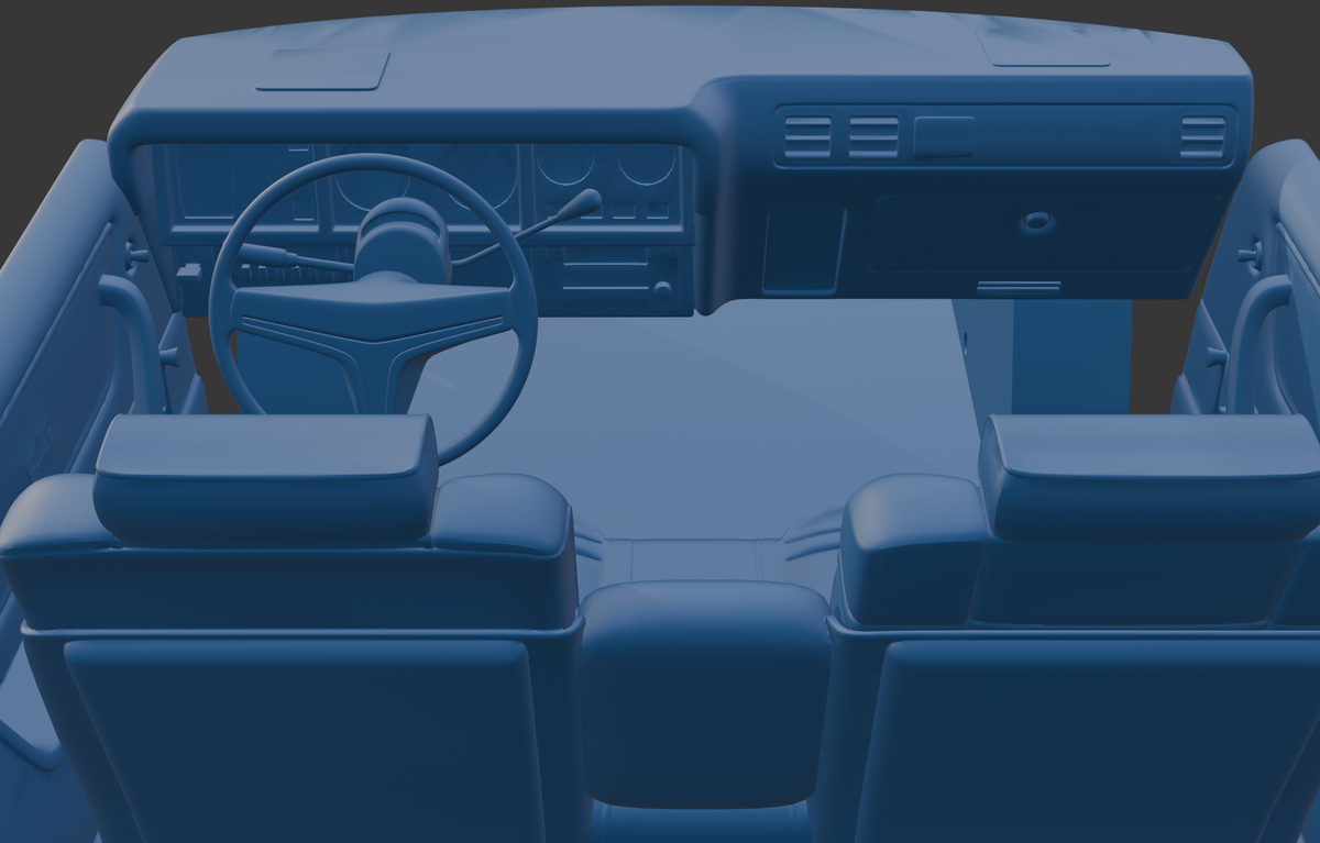 CHRYSLER CORDOBA 1979 3D PRINT MODEL