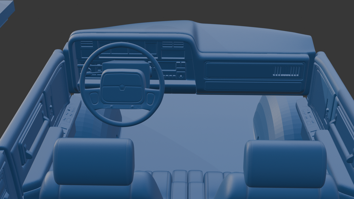 CHRYSLER IMPERIAL 1990 3D PRINT MODEL