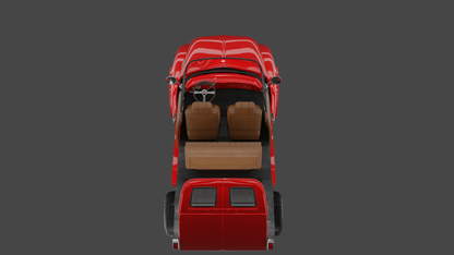 STL FILE 1956 Ford F100 Panel Truck - ARTISTIT