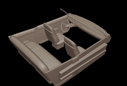 DODGE Charger RT 1969 3D PRINT MODEL