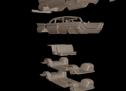 cryslar newport  4 doors 1961 3d print model