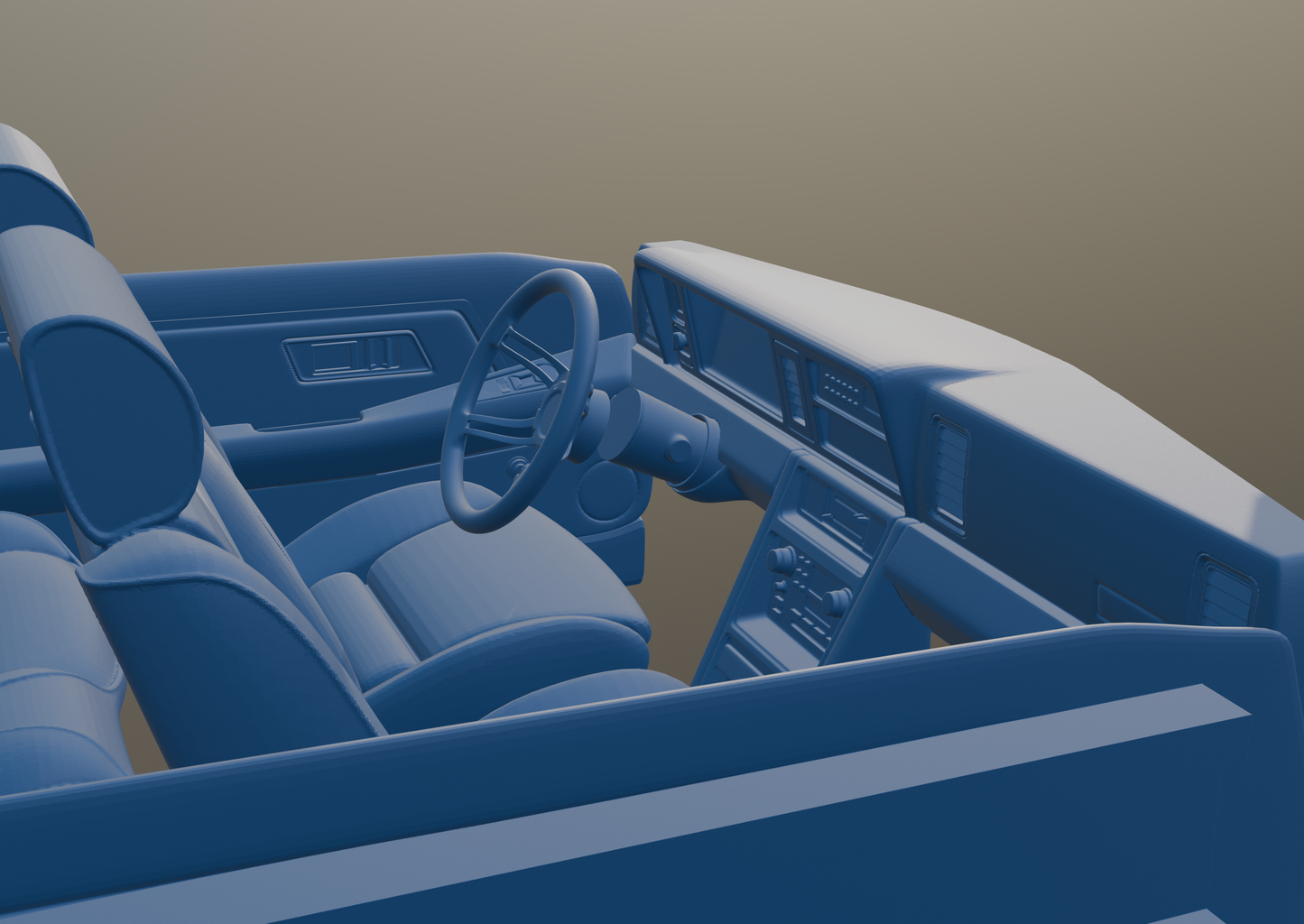 DODGE DAYTONA 1984 3D PRINT MODEL
