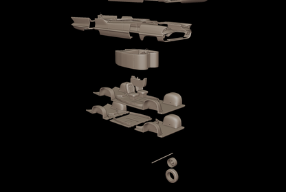 lincoln futura 1955 3d print model