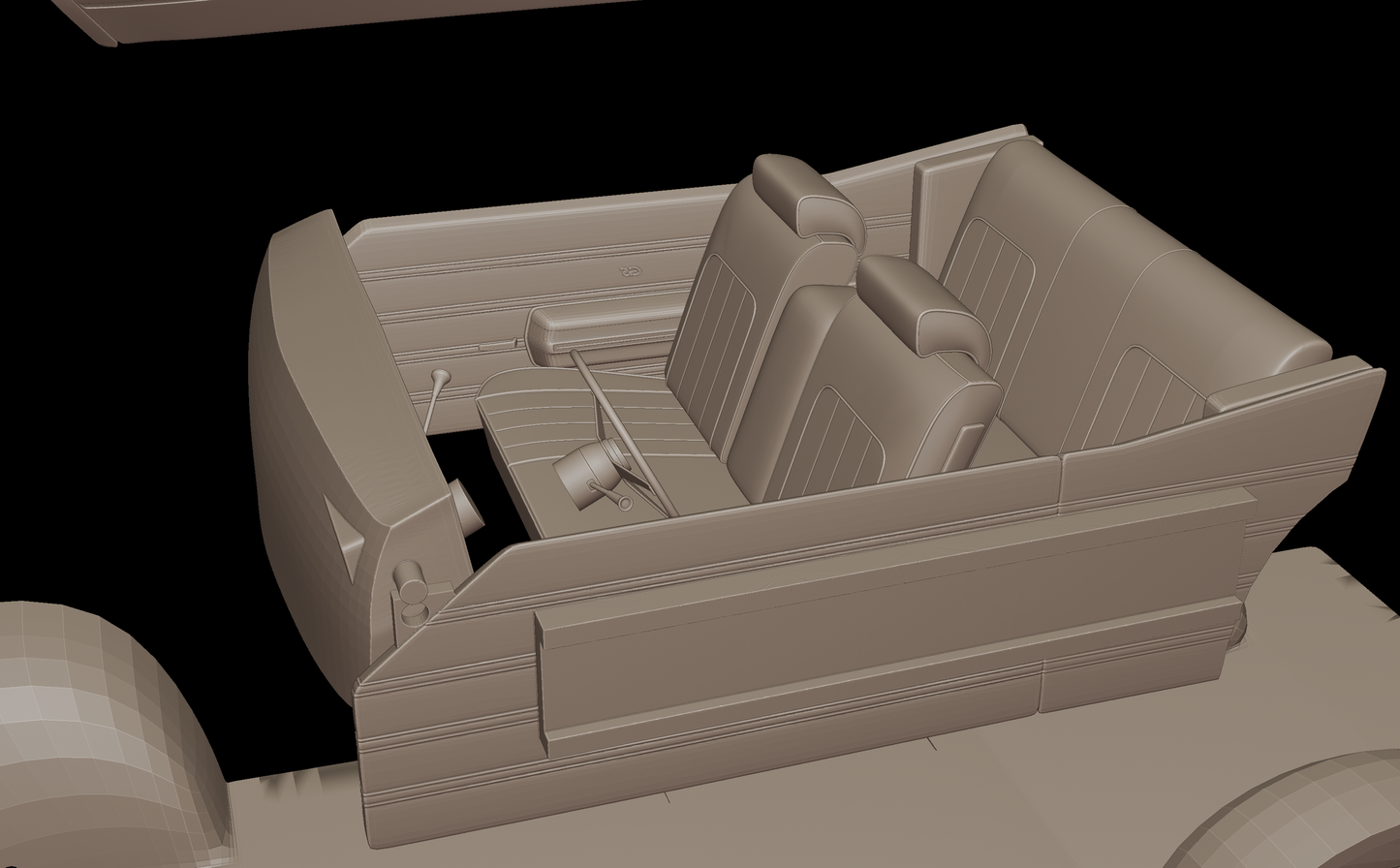 Buick GSX 455 stage 1970 3d print model