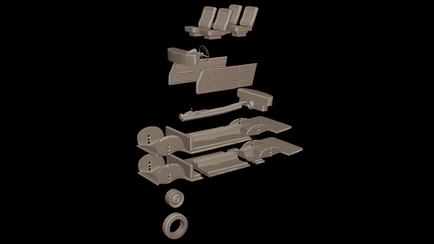STL FILE Chrysler Turbine 1963 3D PRINT MODEL - ARTISTIT