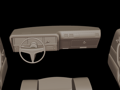 crysler cordoba 1975 3d print model