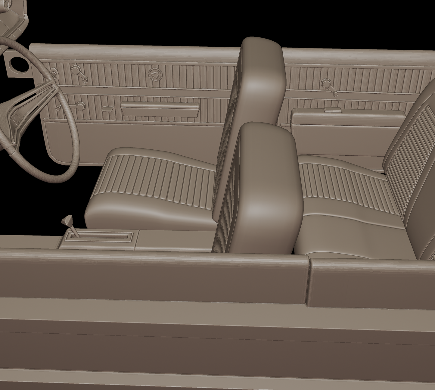 STL FILE buick wildcat 1963 3d print model - ARTISTIT
