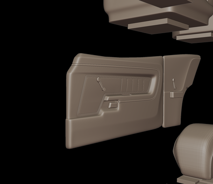 1972 Ford Gran Torino Sport 3D PRINT MODEL