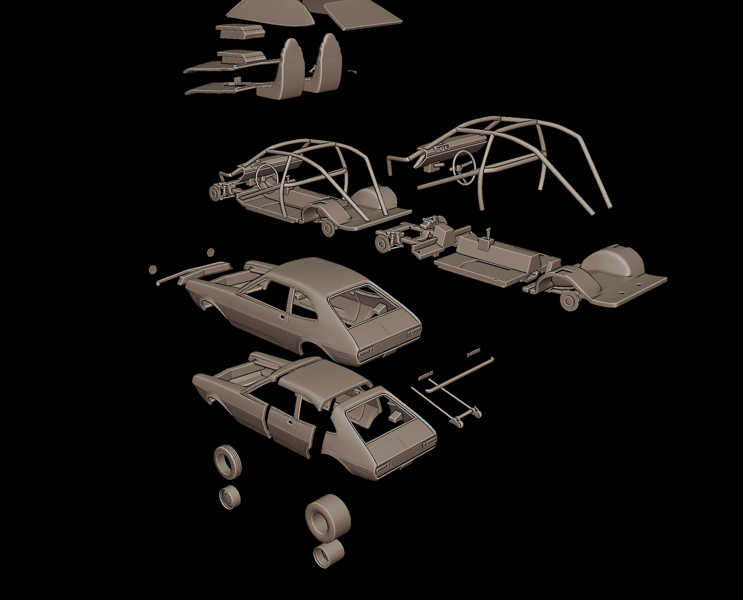 1972 Ford Pinto Bob Glidden Pro Stock 3d print model
