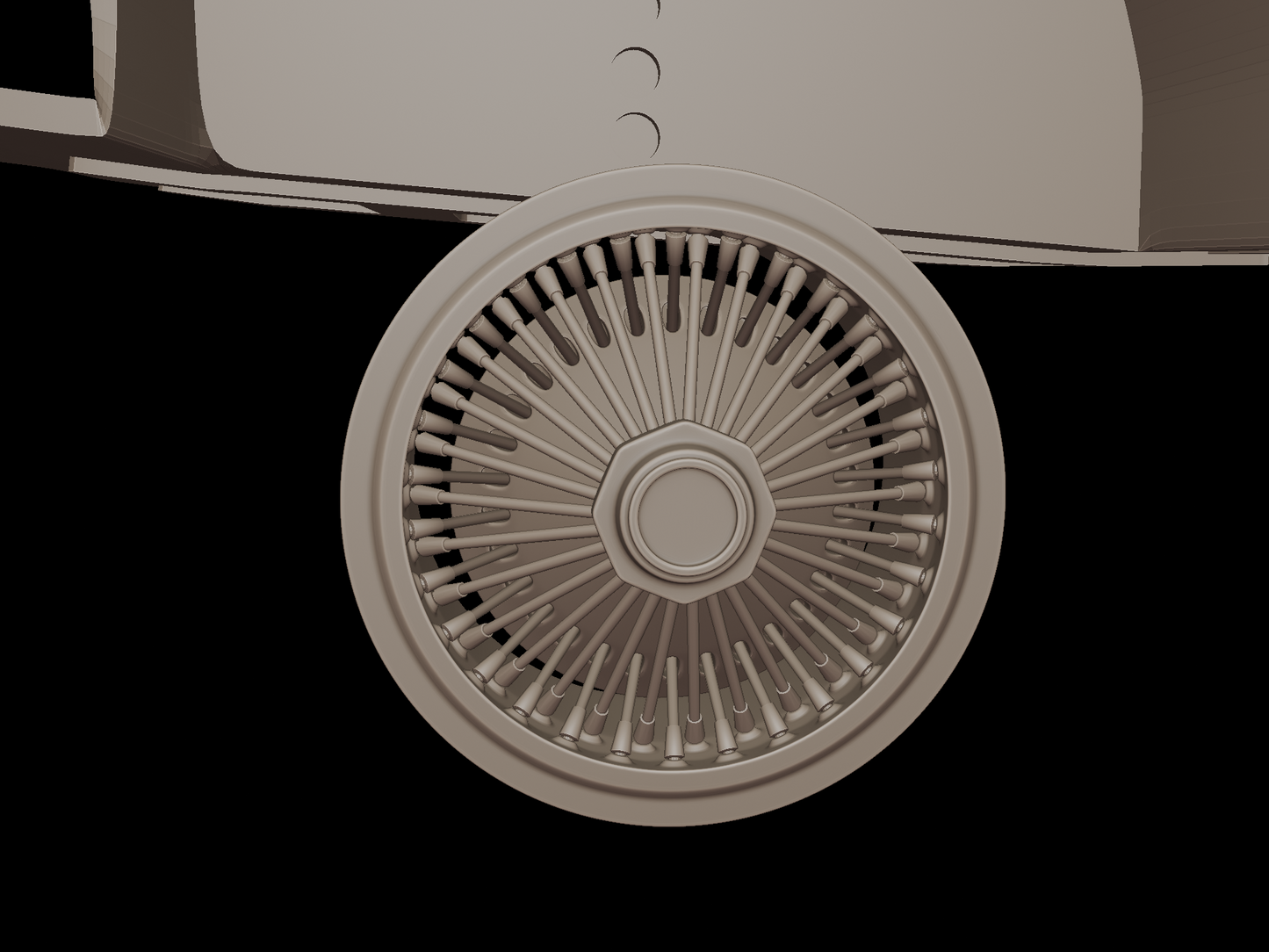 crysler cordoba 1975 3d print model