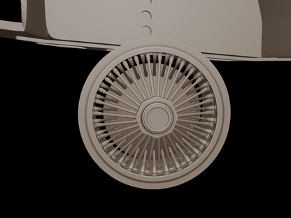 crysler cordoba 1975 3d print model