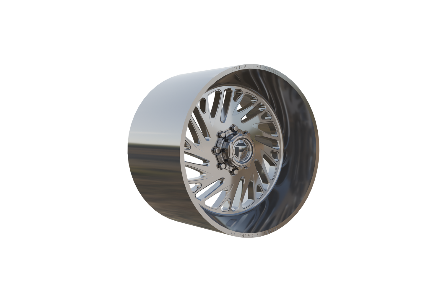 FUEL OFF-ROAD FF126 BUSHIDO WHEEL 3D PRINT MODEL