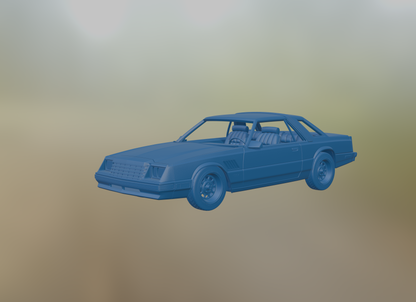 DODGE MIRADA 440 1980 3D PRINT MODEL