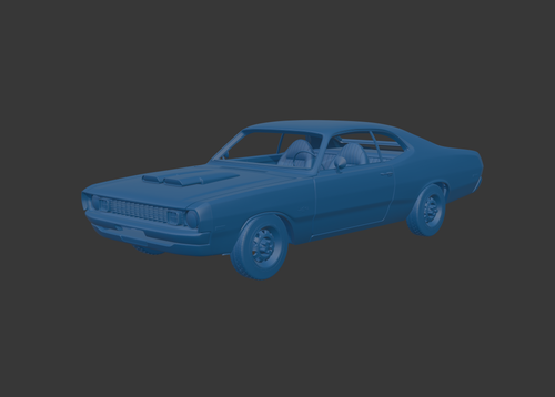 DODGE DART DEMON 340 1972 3D PRINT MODEL