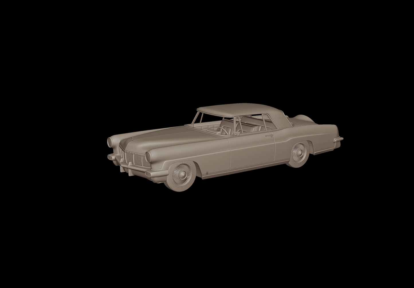lincoln Mark II  60A 1956 3d print model