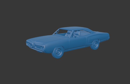 Dodge Coronet  1970  two doors 3D PRINT MODEL