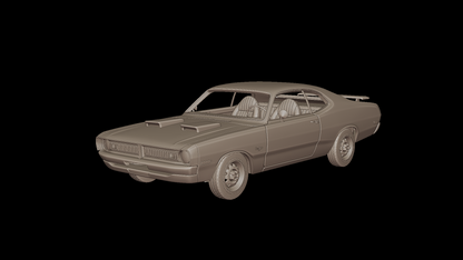 DODGE DEMON 1971 3D PRINT MODEL