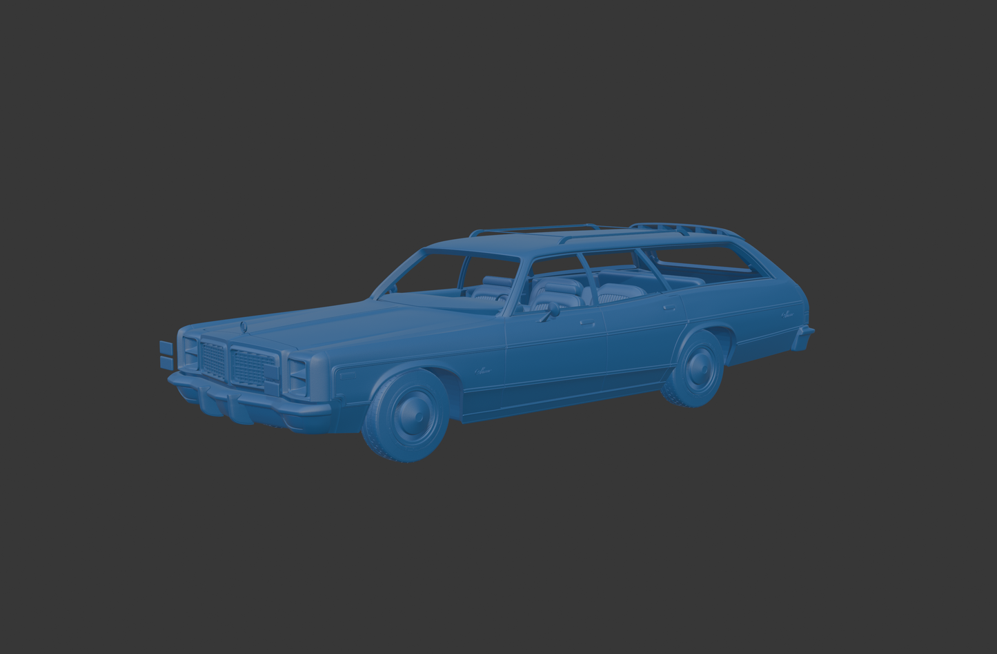 Dodge Monaco Station Wagon 1977 3D PRINT MODEL