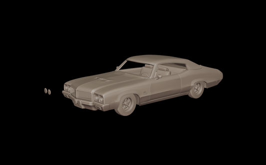 Buick GSX 455 stage 1970 3d print model