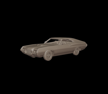 1972 Ford Gran Torino Sport 3D PRINT MODEL