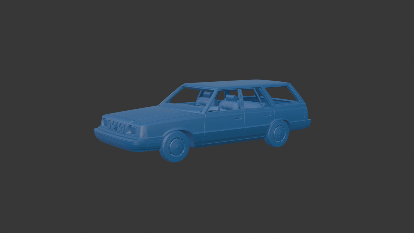 Dodge Aries K 1987 WAGON 3D PRINT MODEL