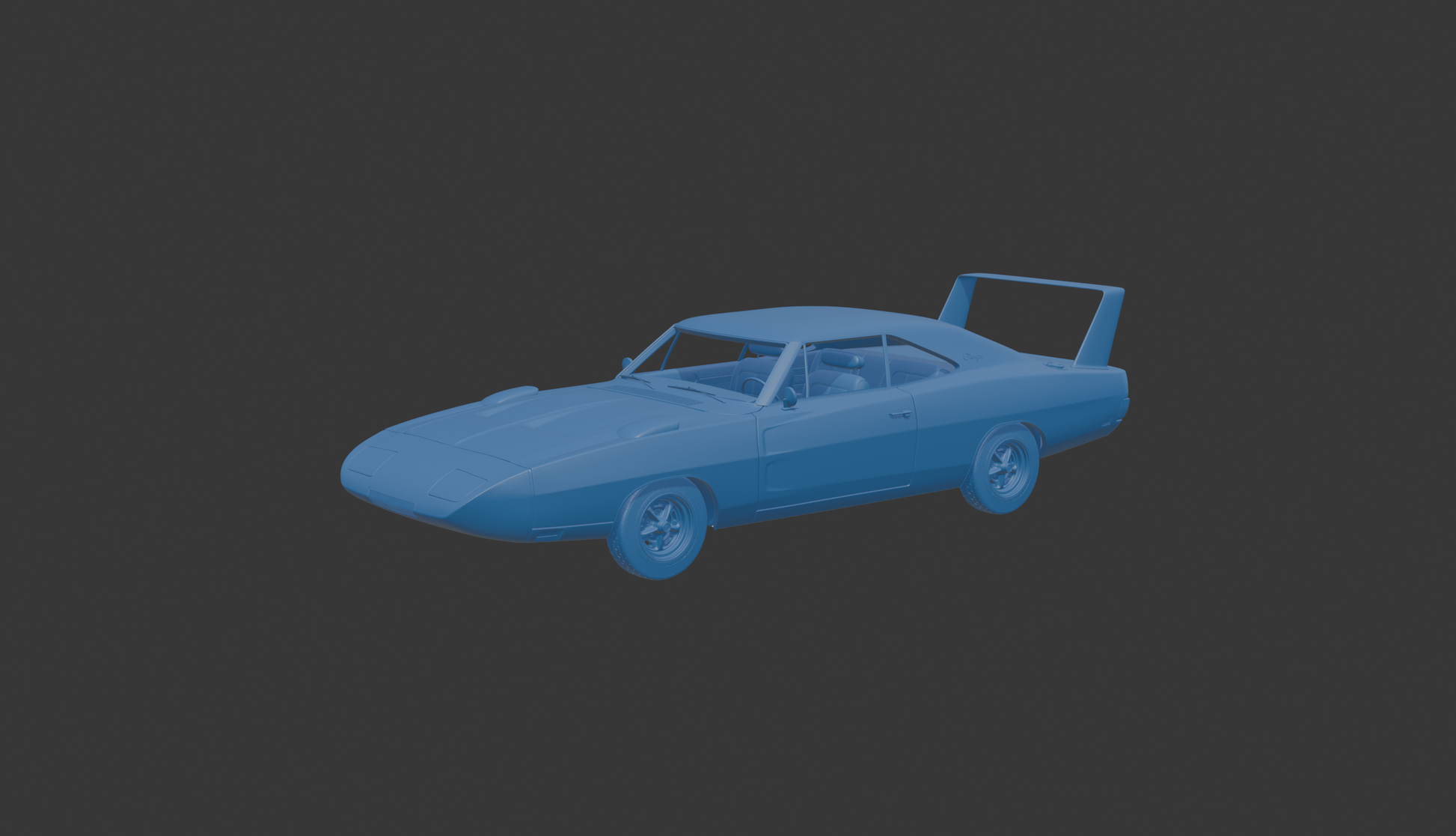 STL FILE Dodge Charger Daytona 1969 3D PRINT MODEL - ARTISTIT