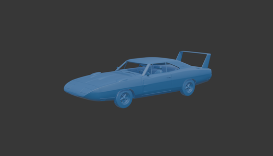 Dodge Charger Daytona 1969 3D PRINT MODEL