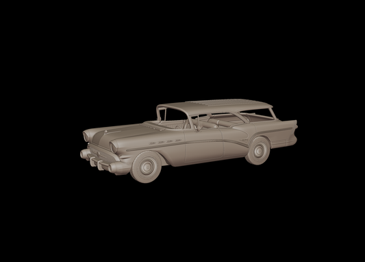 Buick Century Caballero Wagon 1957 3d print model