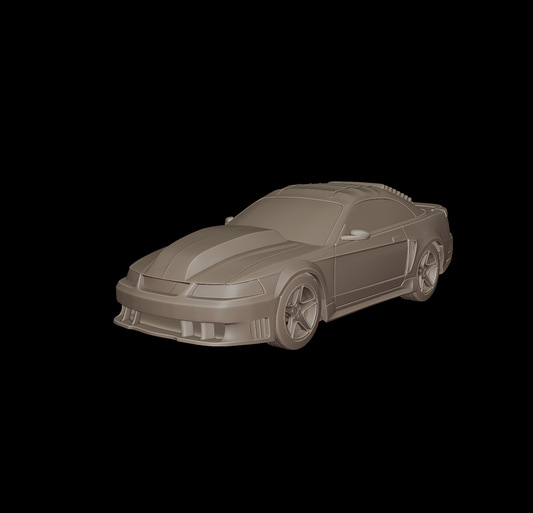custom ford mustang saleen 2001 3d print model
