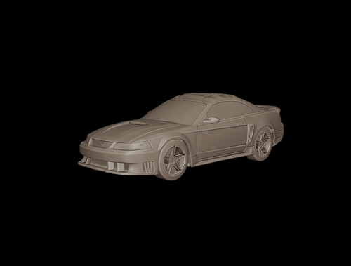 ford mustang saleen 2001 3d print model