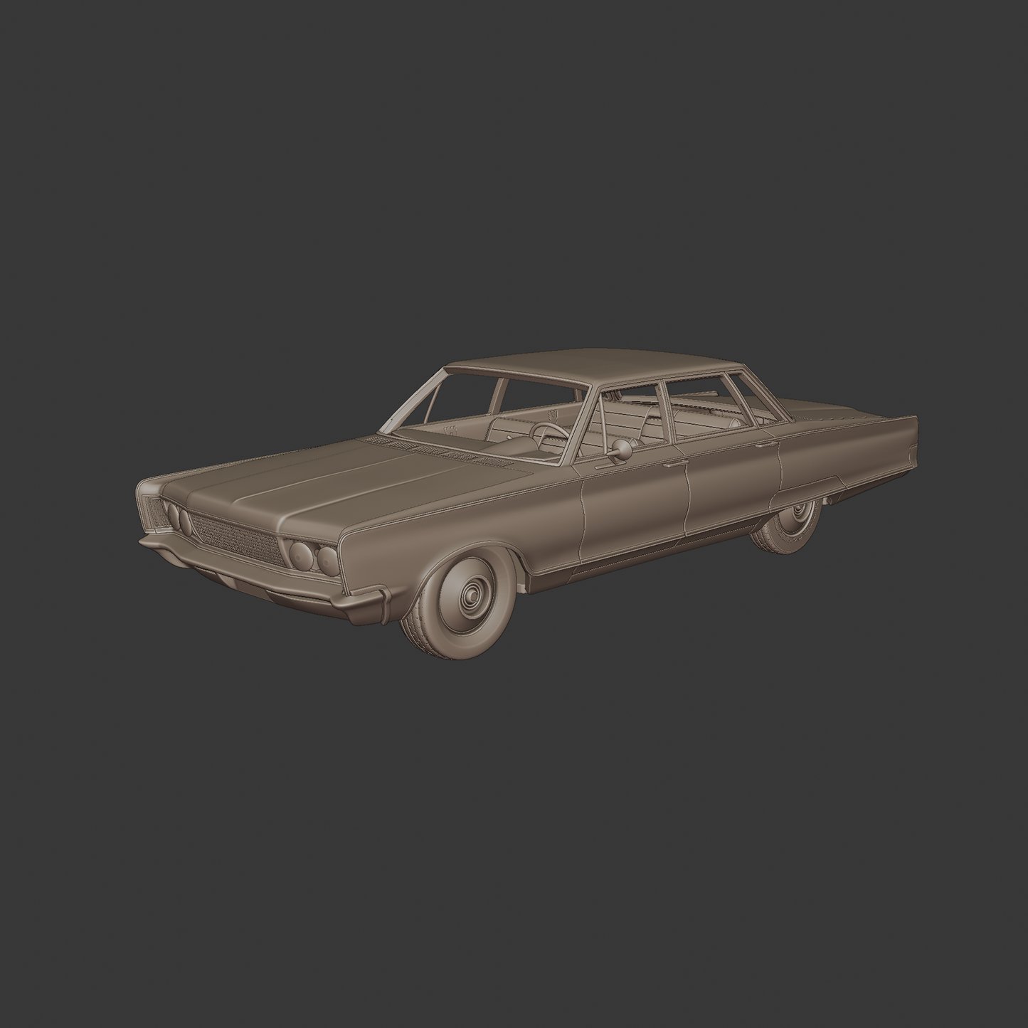 Chrysler new yorker 1966 3D PRINT MODEL
