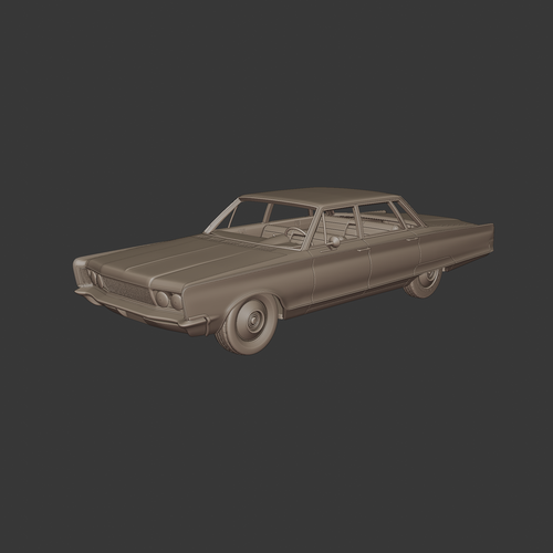 Chrysler new yorker 1966 3D PRINT MODEL
