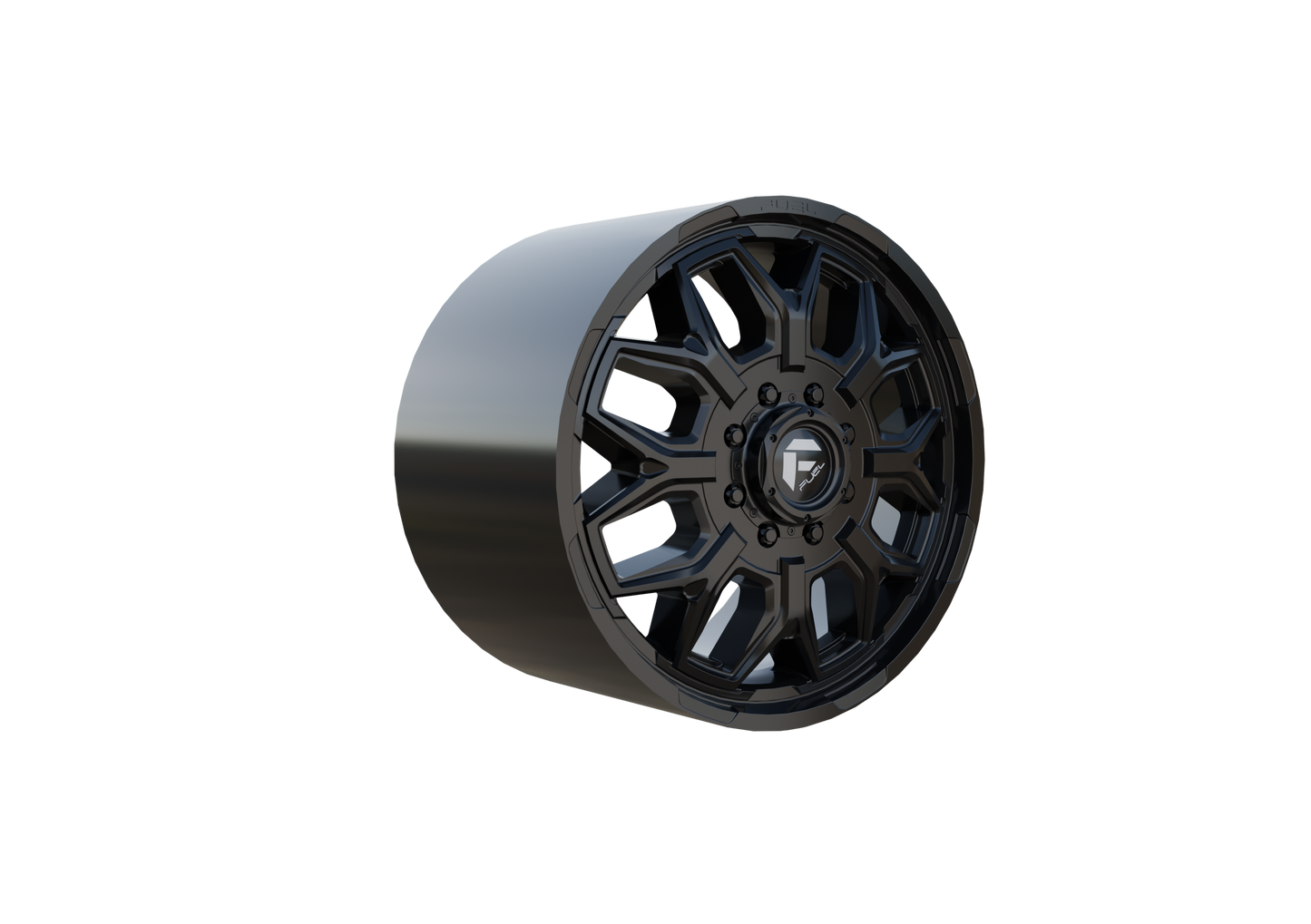 FUEL OFF-ROAD FRONT FLUX DUALLY WHEEL 3D PRINT MODEL