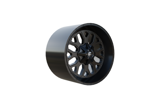 STL FILE FUEL OFF-ROAD TITAN V1 WHEEL 3D PRINT MODEL - ARTISTIT