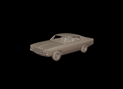 Chrysler Charger E49 1972 3d print model