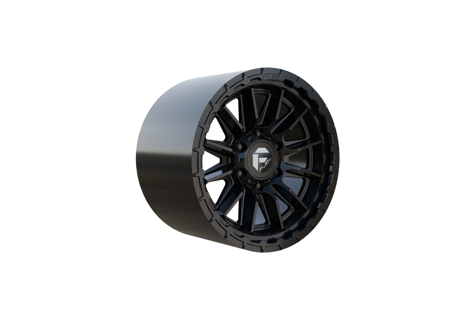 FUEL OFF-ROAD PISTON WHEEL 3D PRINT MODEL
