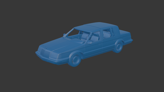 CHRYSLER IMPERIAL 1990 3D PRINT MODEL