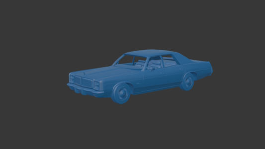 DODGE MONACO 1977 FOUR-DOOR 3D PRINT MODEL