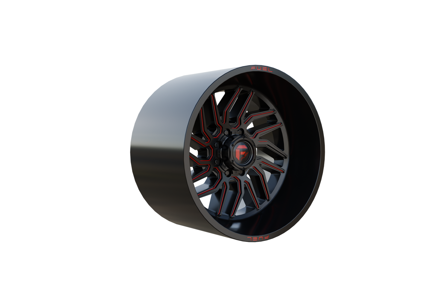 FUEL OFF-ROAD HURRICANE WHEEL 3D PRINT MODEL