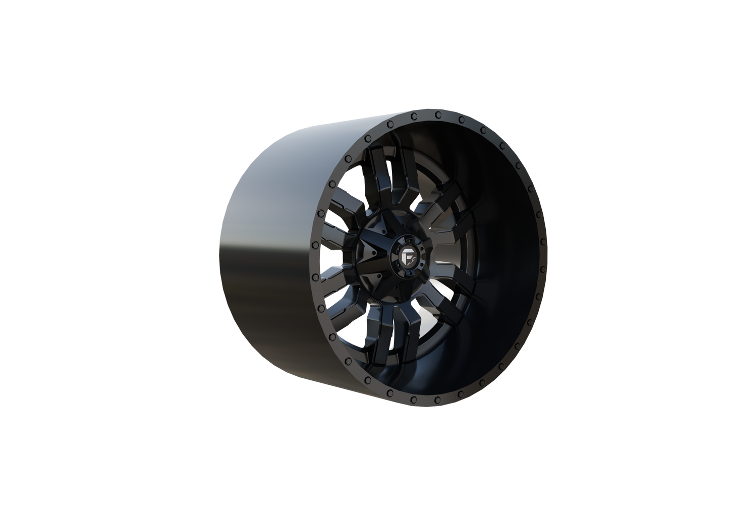 FUEL OFF-ROAD SLEDGE WHEEL 3D PRINT MODEL