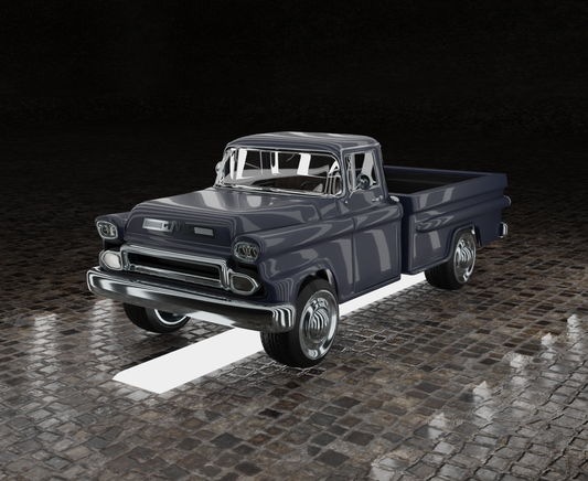 STL FILE GMC F100 1959 TRUCK 3D MODEL - ARTISTIT