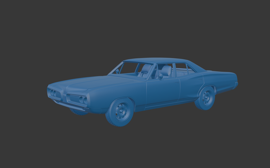 Dodge Coronet 1970 FOUR-DOOR 3D PRINT MODEL