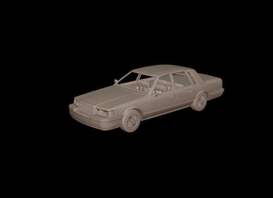 Lincoln town car 1990-1995 3d print model