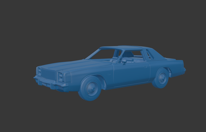 CHRYSLER CORDOBA 1979 3D PRINT MODEL
