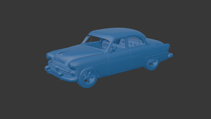 DODGE CORONET 1954 TWO DOORS 3D PRINT MODEL