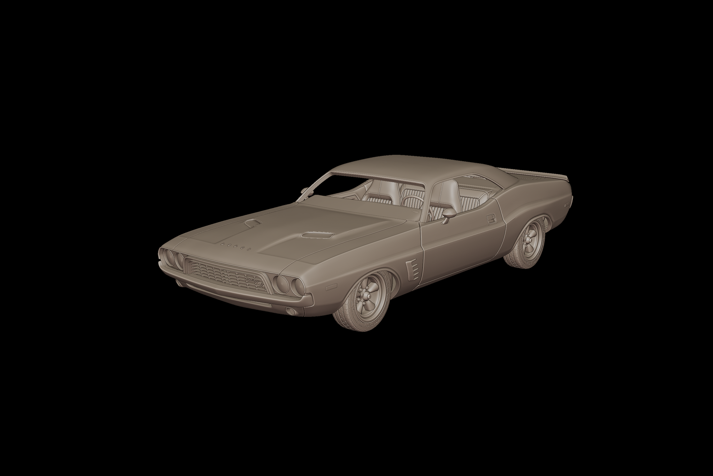 Challenger 440 1973 3D PRINT MODEL